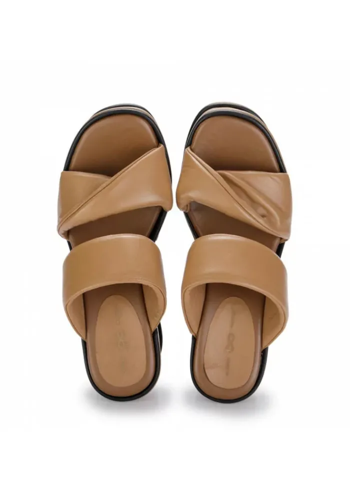 181 | KEILSANDALEN TESSA NAPPA LEDER BRAUN Online