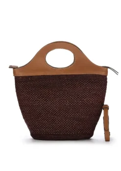 AFAR | HANDTASCHE ASIZA MEDIUM BRAUN Outlet