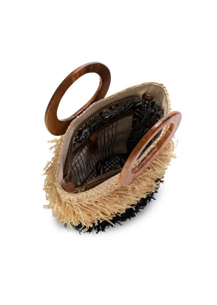 AFAR | HANDTASCHE KESHIA MEDIUM SCHWARZ BEIGE Outlet