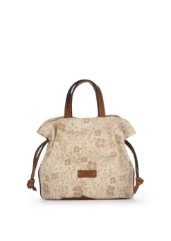 AFAR | HANDTASCHE MANDISA SMALL FLOWER BEIGE Best