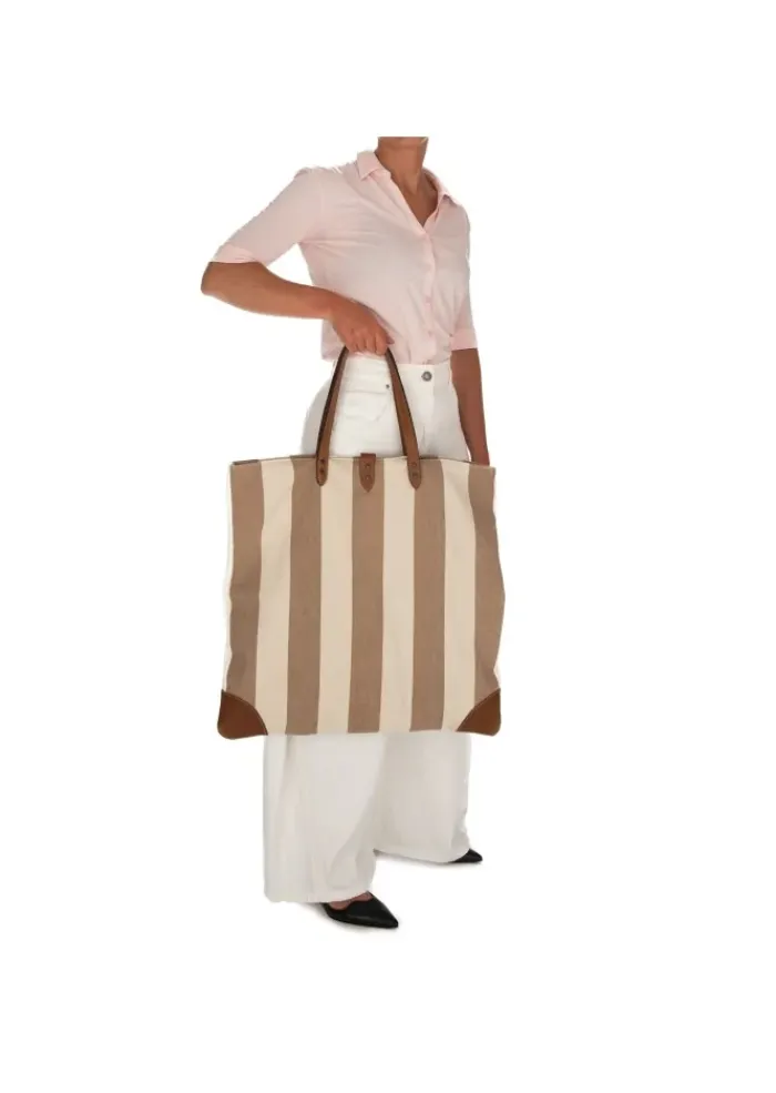 AFAR | SCHULTERTASCHE SCILLA LARGE WILD LINE BEIGE CREMEWEISS Online