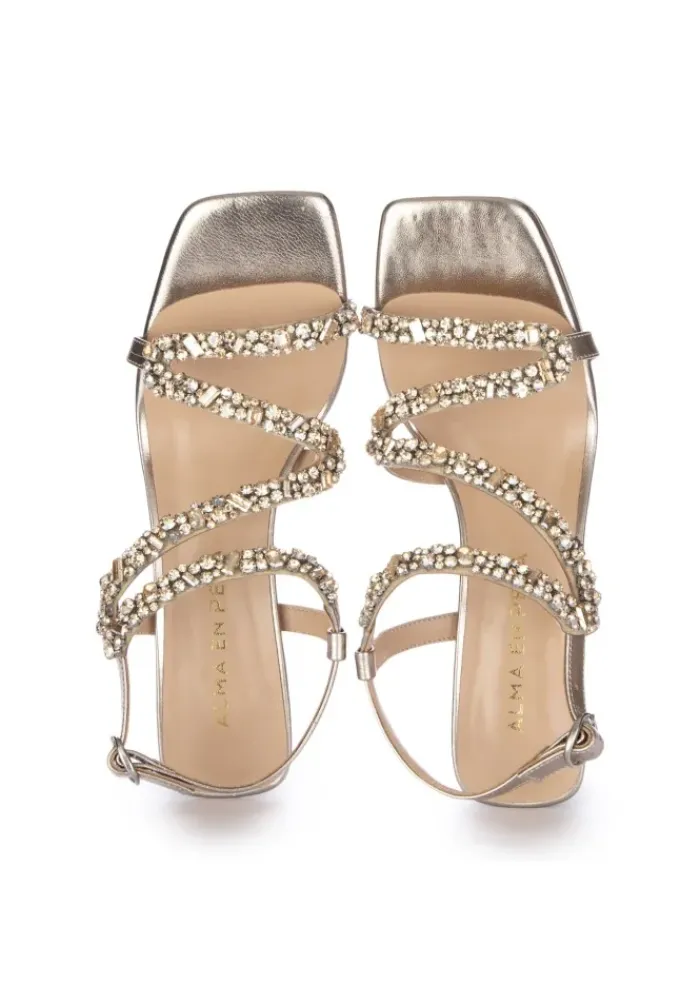 ALMA EN PENA | SANDALEN MIT ABSATZ DIVA METALLISCH Hot