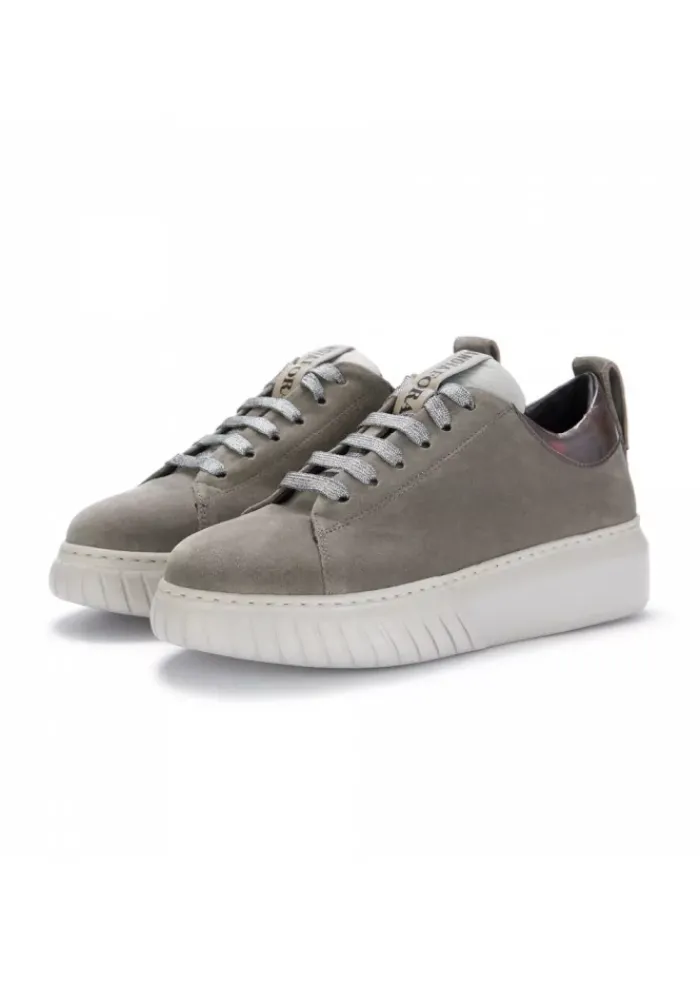 ANDIA FORA | PLATEAUSNEAKERS AUS WILDLEDER GRAU Clearance