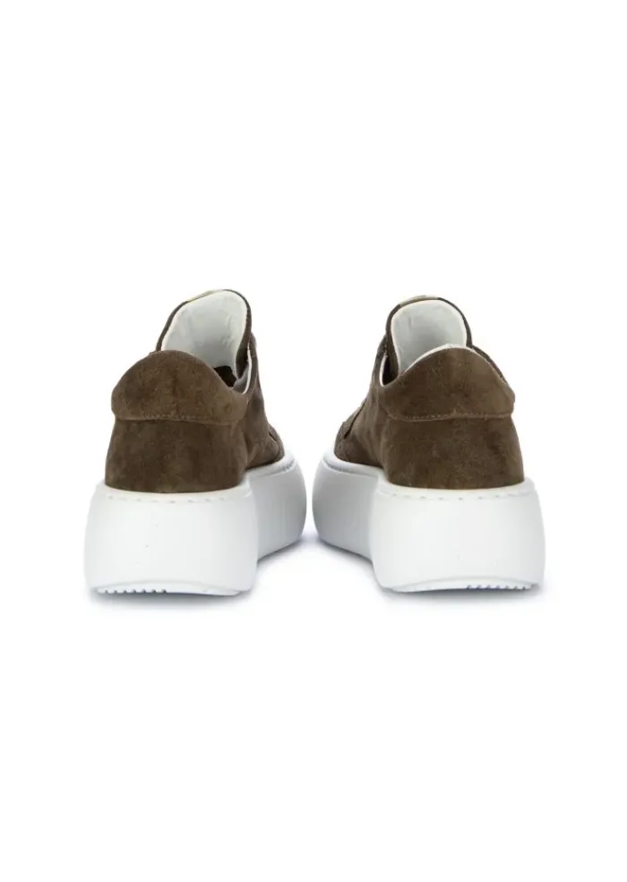 ANDIA FORA | SNEAKER IZAR WILDLEDER GRÜN New