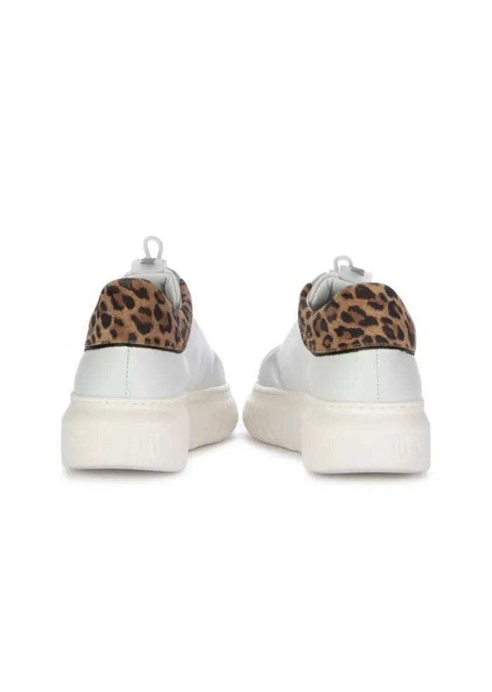ANDIA FORA | SNEAKER LIBI LEO DREAMER WEIß LEOPARDENMUSTER Sale