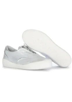 ANDIA FORA | SNEAKER NINA SPICE BRUSHED METALLISCHES SILBER Online