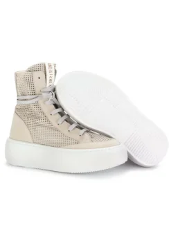 ANDIA FORA | STIEFEL EILON SQ LEDER BEIGE Hot