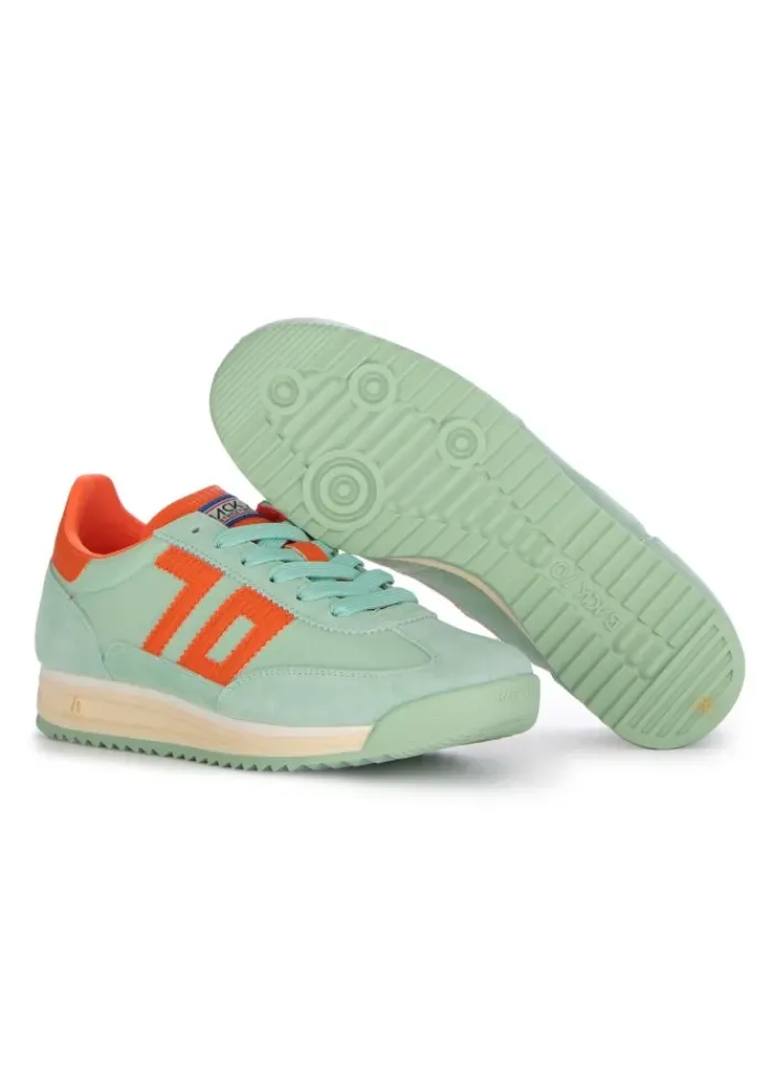 BACK 70 | SNEAKER BARKLEY JOGGER MINTGRÜN ORANGE Best