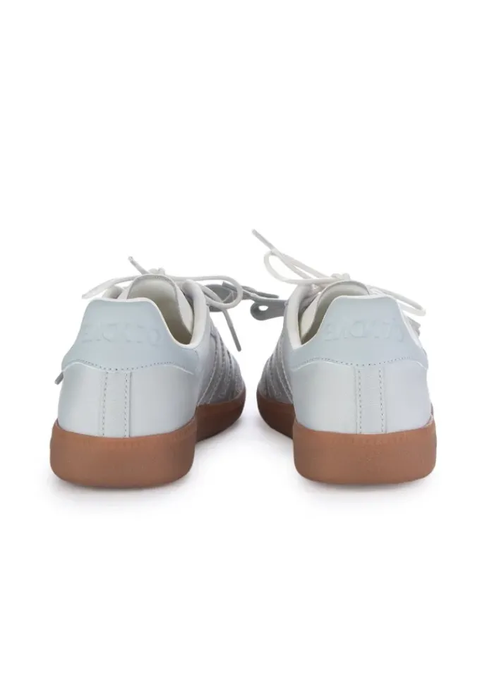 BACK 70 | SNEAKER GHOST DOUBLE LACE GRAU SILBER New