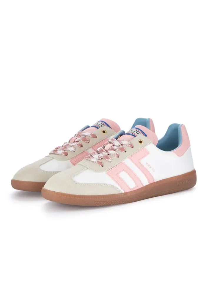BACK 70 | SNEAKER GHOST NYLON WEIß ROSA Outlet