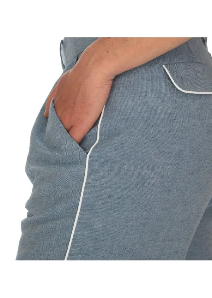 BALTI | HOSE FRONTFALTEN HELLBLAU Clearance