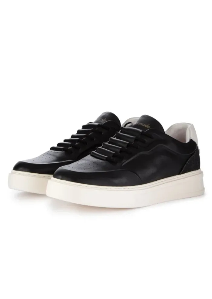 BARRACUDA | SNEAKER SLIP-ON PHONEIX LEDER SCHWARZ DENIM Clearance
