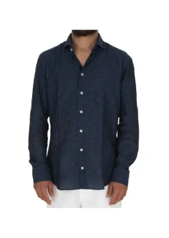 BASTONCINO | HEMD BLUMENMUSTER BLAU Fashion