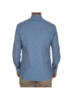 BASTONCINO | HEMD GEOMETRISCHEN MUSTER BLAU Online
