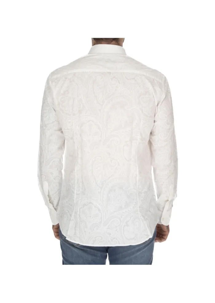 BASTONCINO | HEMD PAISLEYMUSTER WEIß Hot