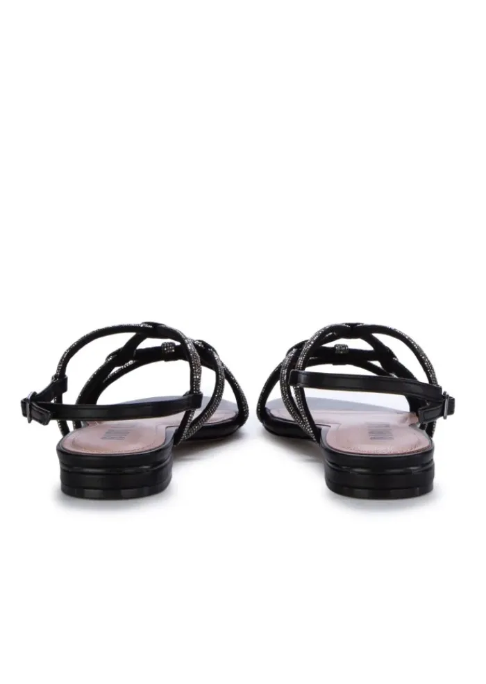 BIBI LOU | SANDALEN GEFLOCHTEN SCHWARZ SILBER Clearance