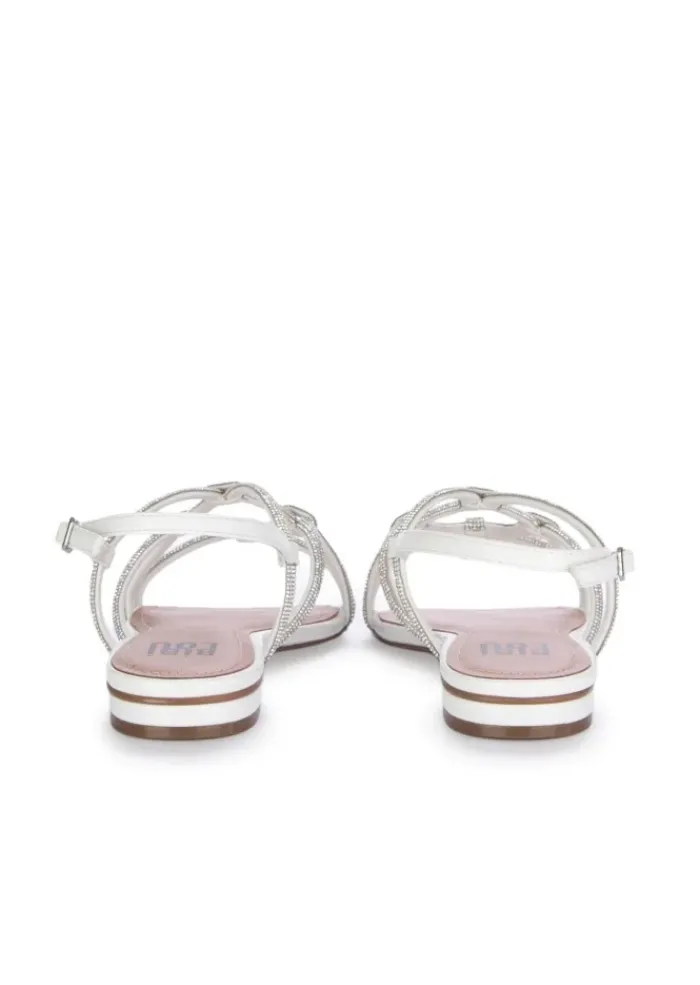 BIBI LOU | SANDALEN GEFLOCHTEN WEIß SILBER Discount