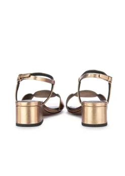 BIBI LOU | SANDALEN MIT ABSATZ GEOMETRISCHEN DETAIL METALLISCH Best