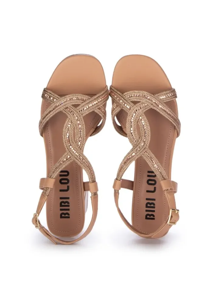 BIBI LOU | SANDALEN MIT ABSATZ AYLA BRONZE New