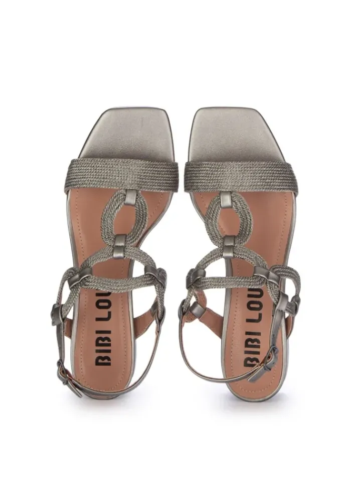 BIBI LOU | SANDALEN MIT ABSATZ YARA METALLISCH Clearance