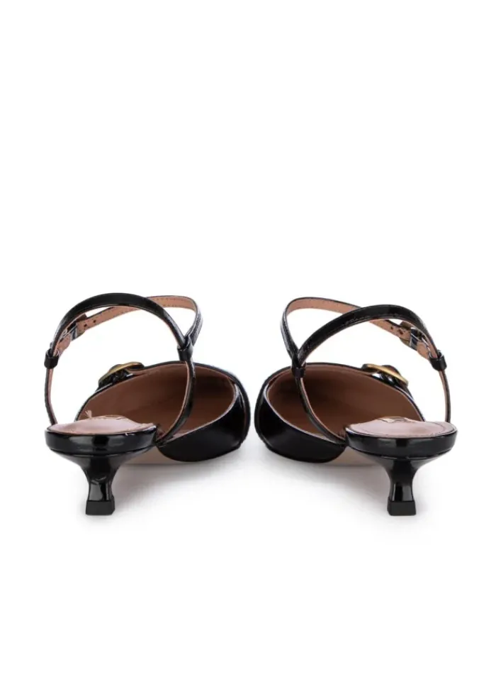 BIBI LOU | SLINGBACK LACKLEDER SCHWARZ New
