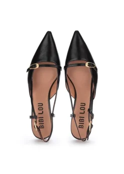 BIBI LOU | SLINGBACK PUMPS GOLD DETAIL SCHWARZ Clearance