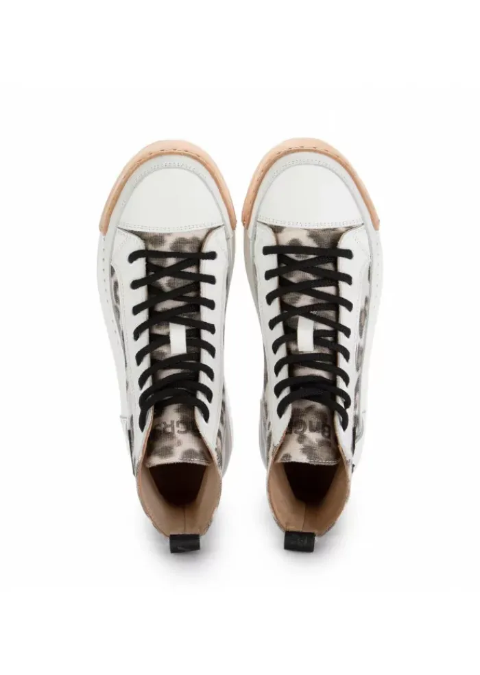 BnG REAL SHOES | HOHE SNEAKER "LA LEO BLACK" WEISS ENTDECKT Clearance