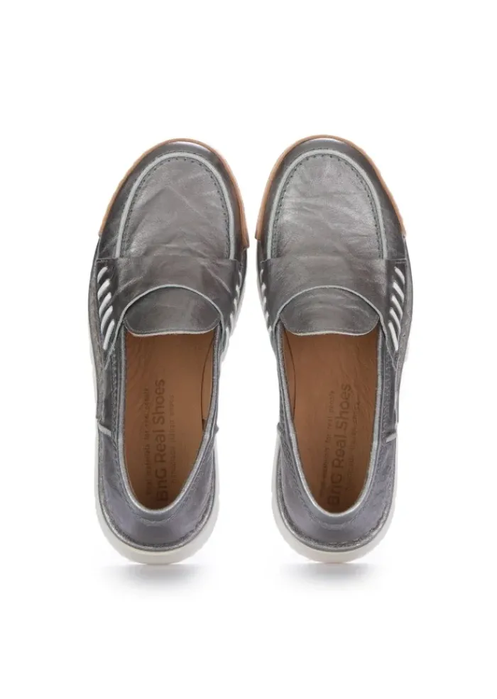 BnG REAL SHOES | LOAFE LA PENNY BRILLANTE SILBER Online