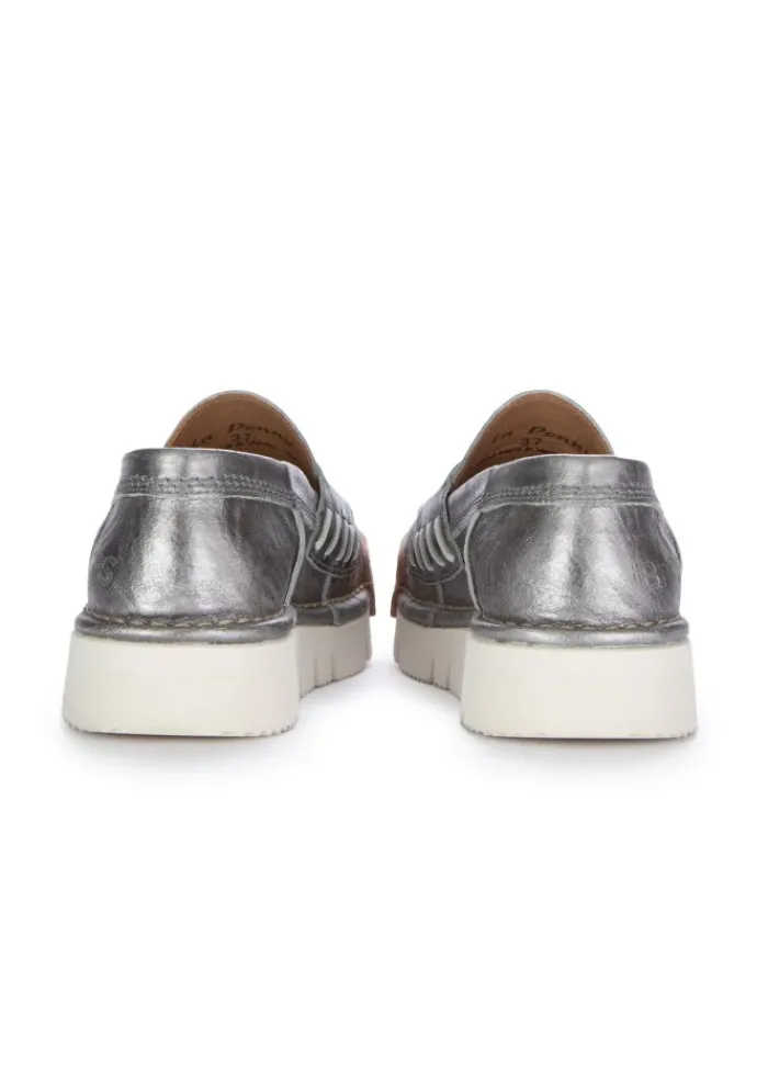 BnG REAL SHOES | LOAFE LA PENNY BRILLANTE SILBER Online