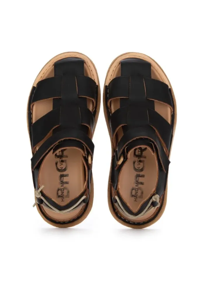 BnG REAL SHOES | SANDALEN LO FISHERMAN SCHWARZ Hot