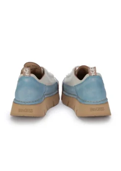 BnG REAL SHOES | SNEAKER LA DINAMICA WEIß HELLBLAU New