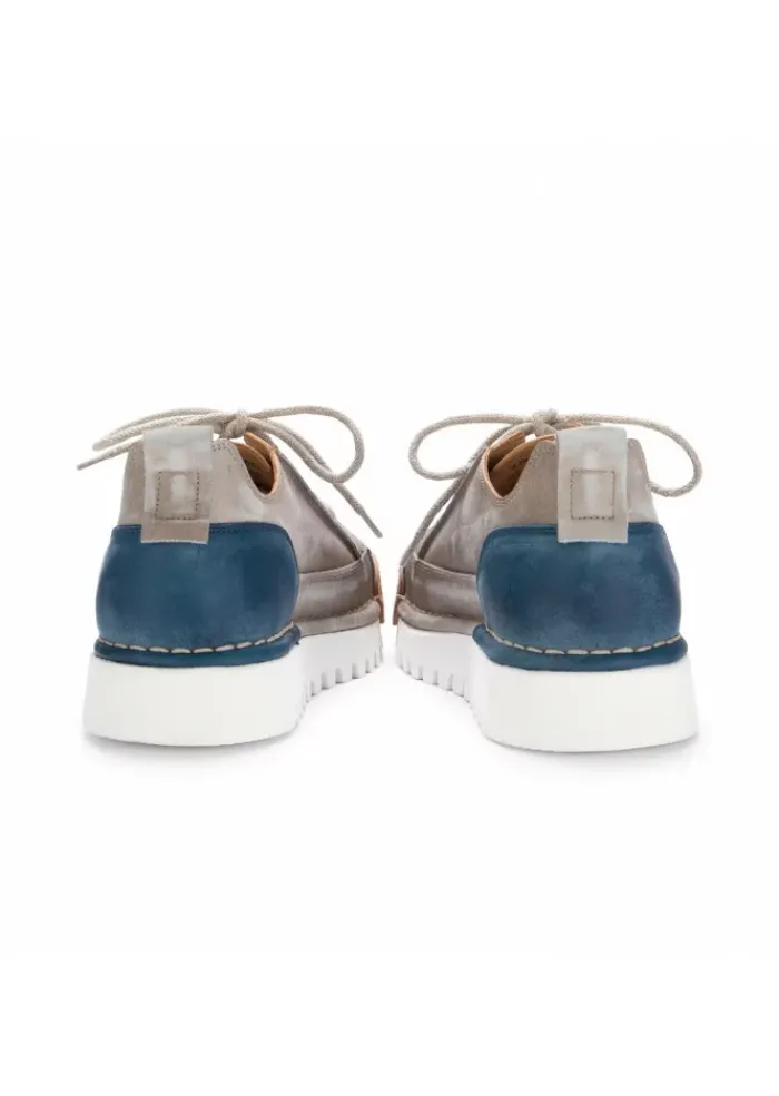 BnG REAL SHOES | SNEAKER "LA PATCH" GRAU GRÜN BLAU Fashion