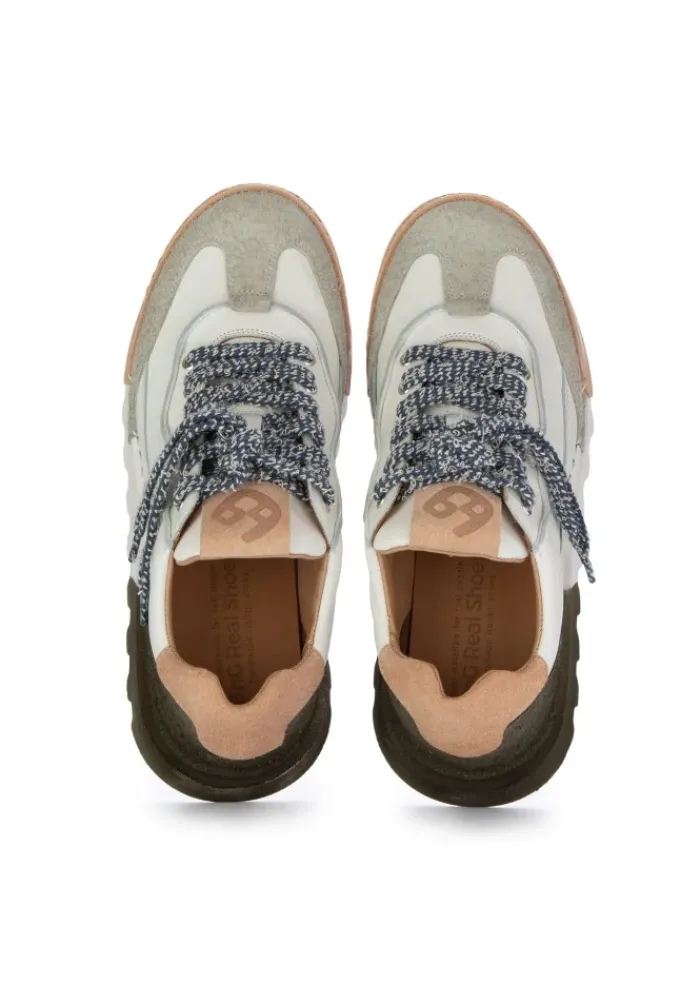 BnG REAL SHOES | SNEAKER LA SFUMATA MILITARE WEIß GRÜN Best