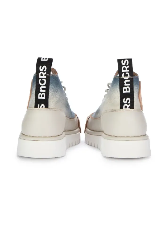 BnG REAL SHOES | SNEAKER LA SFUMATA WEIß DENIM Best