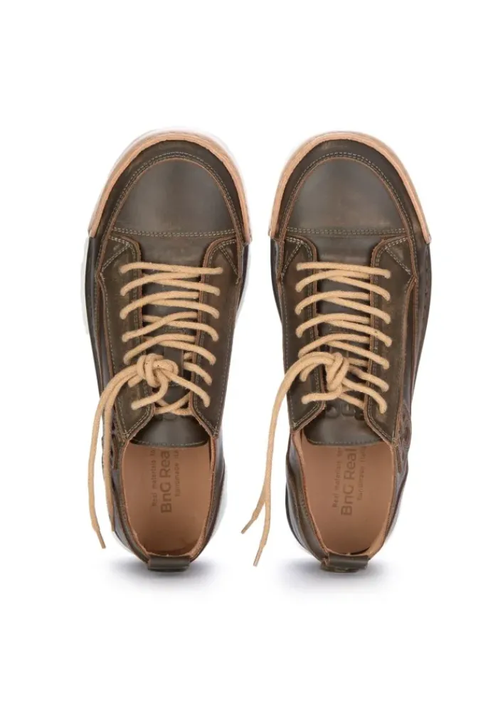 BnG REAL SHOES | SNEAKER LA MILITARE NOCE BRAUN Sale