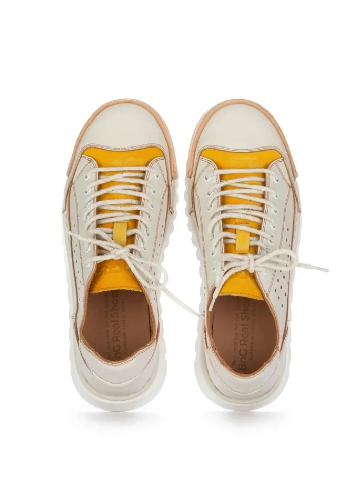 BnG REAL SHOES | SNEAKER L'HAWAIANA GIALLA CREMEWEIß GELB Hot