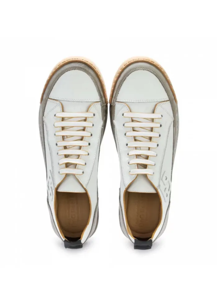 BnG REAL SHOES | SNEAKERS "LA MOKACCINO" WEIß GRAU New