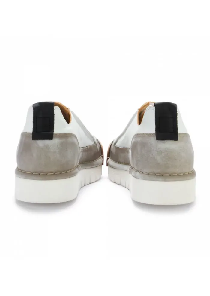 BnG REAL SHOES | SNEAKERS "LA MOKACCINO" WEIß GRAU New