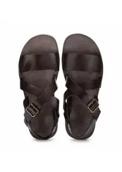 BRADOR | SANDALEN LEDER RUMBRAUN Outlet