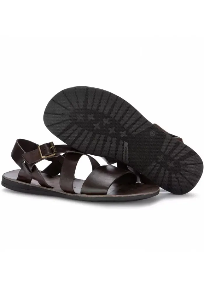 BRADOR | SANDALEN LEDER RUMBRAUN Outlet