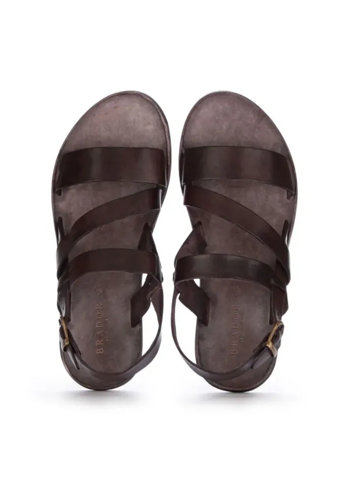 BRADOR | SANDALEN STRIPS BRAUN Clearance