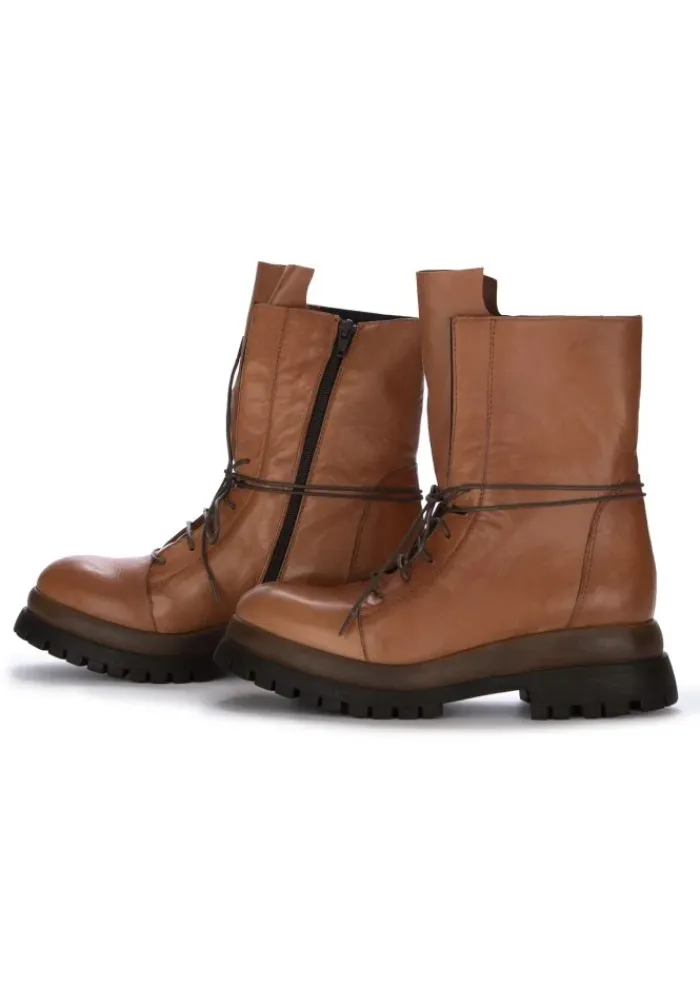 BRANDO | STIEFELETTEN OIL CUOIO BRAUN Sale
