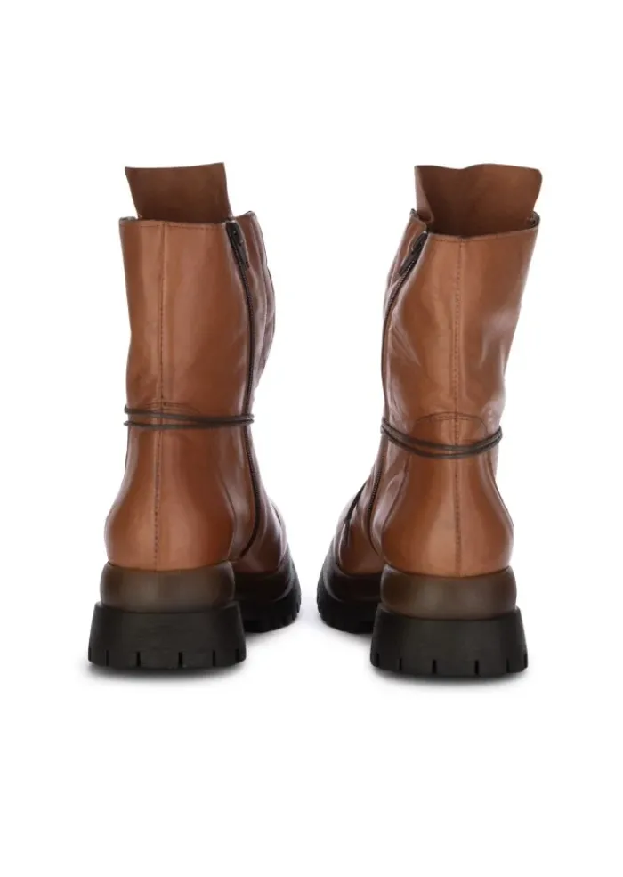 BRANDO | STIEFELETTEN OIL CUOIO BRAUN Sale