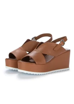 BUENO | KEILSANDALEN BRAUN Best