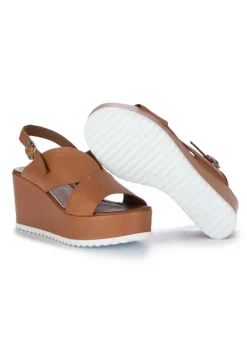 BUENO | KEILSANDALEN BRAUN Best