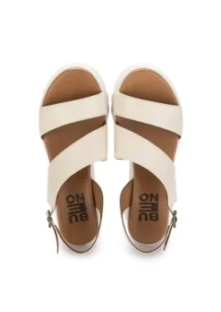 BUENO | KEILSANDALEN LEDER BEIGE Fashion