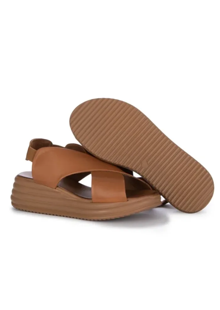 BUENO | SANDALEN ÜBERKREUZTEN RIEMEN BRAUN Outlet