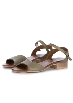 BUENO | SANDALEN BREITEM REIMEN GRÜN Hot