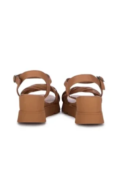 BUENO | SANDALEN GEFLOCHTENER RIEMEN HELLBRAUN Sale