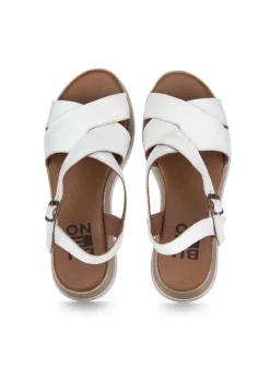 BUENO | SANDALEN GEKREUZTEN RIEMEN WEIß Fashion